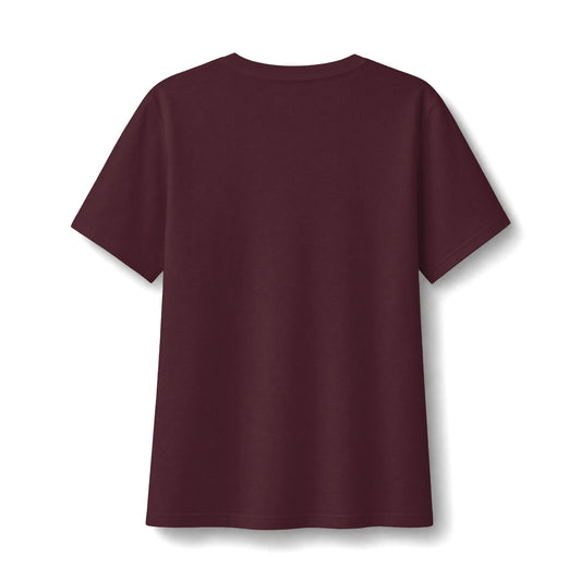 Mills Logo Women’s Relaxed V‑Neck Tee
