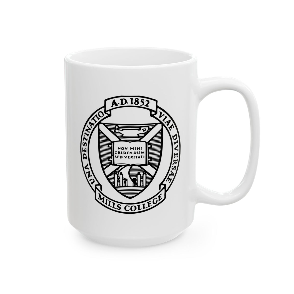 Mills Crest Ceramic Mug