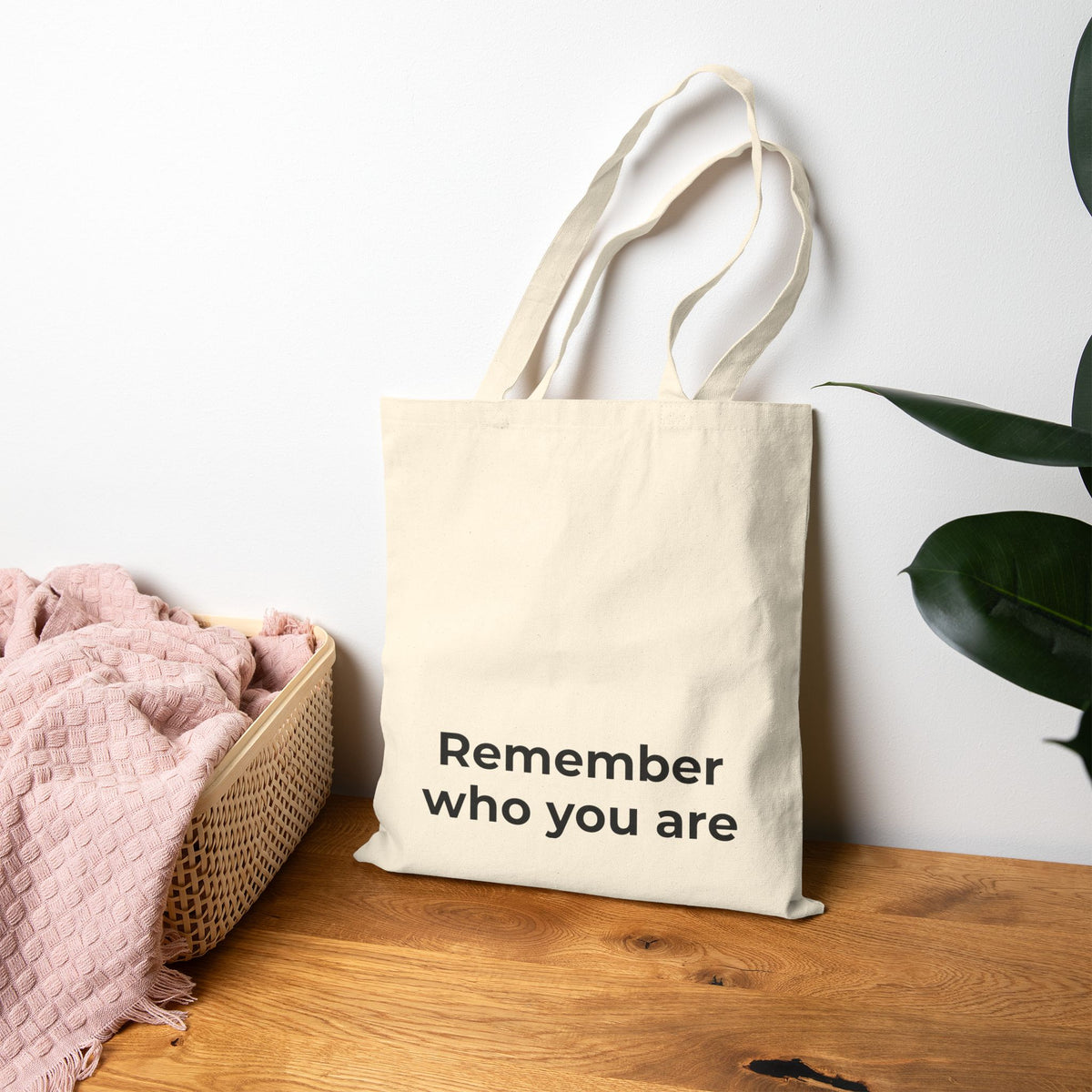 Remember Cotton Tote Bag