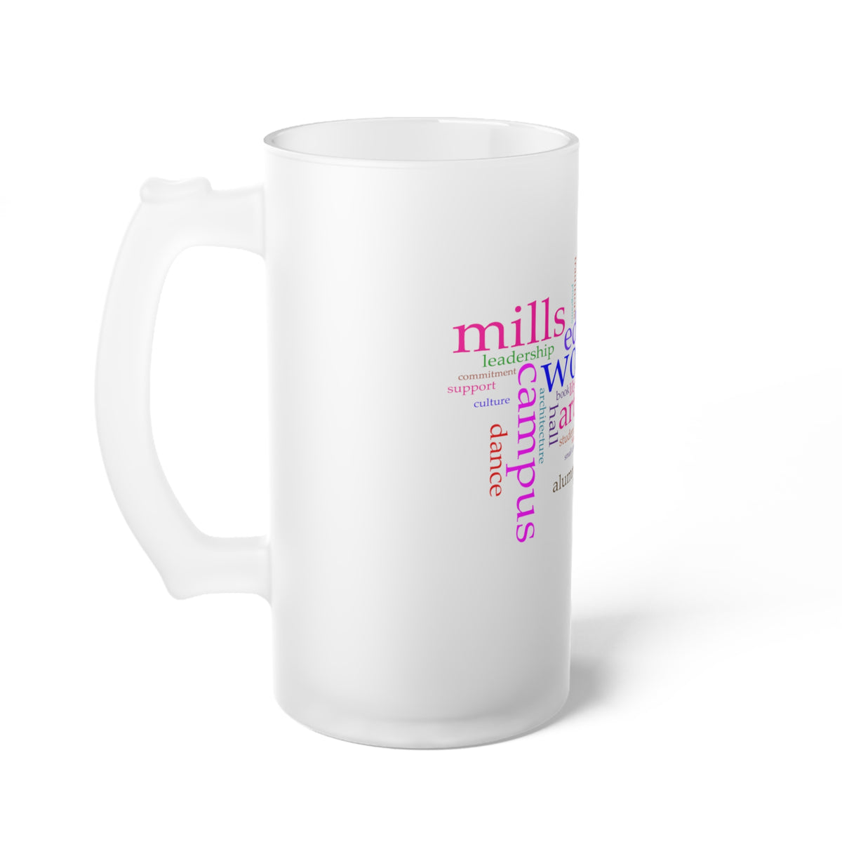 What Mills Means Frosted Glass Mug