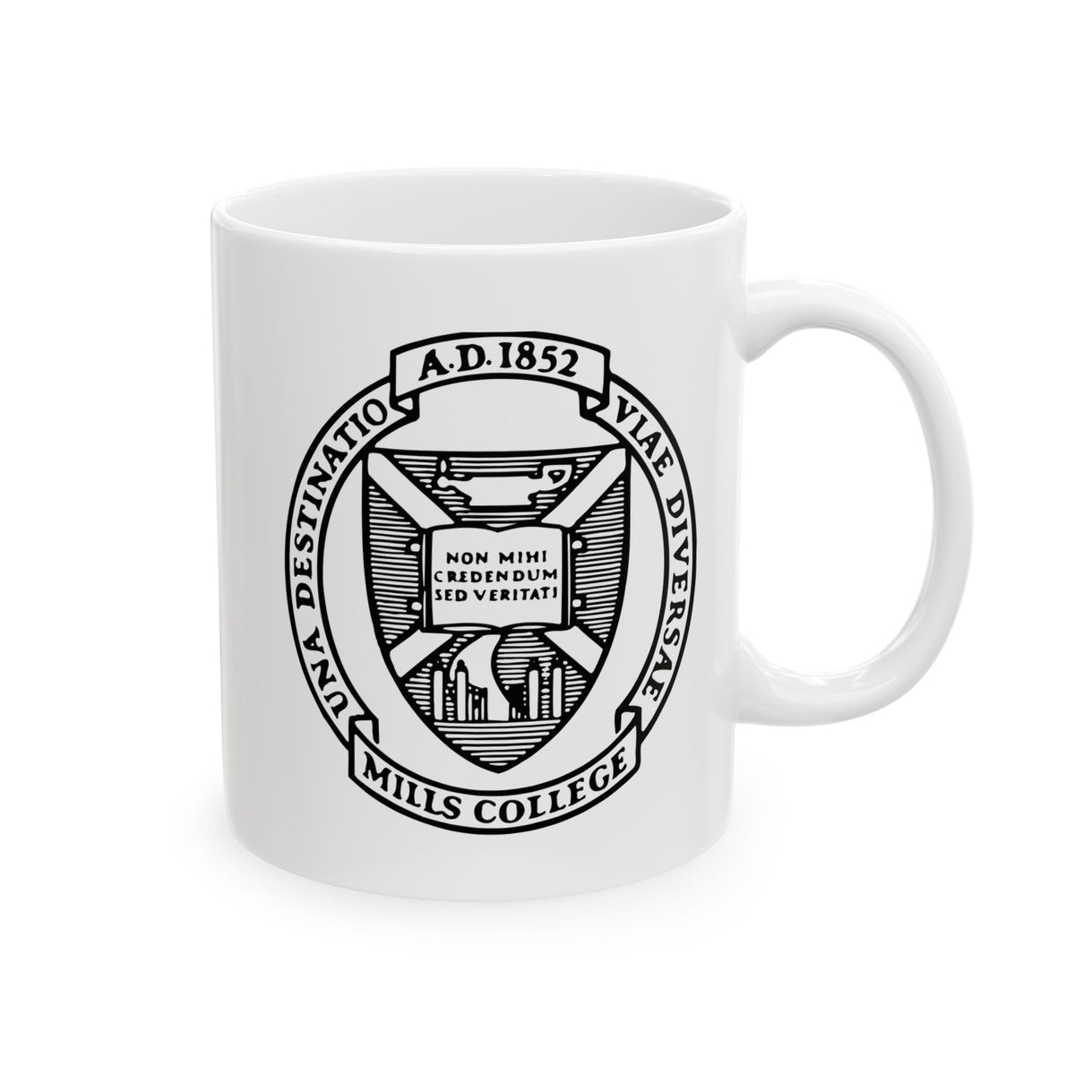 Mills Crest Ceramic Mug
