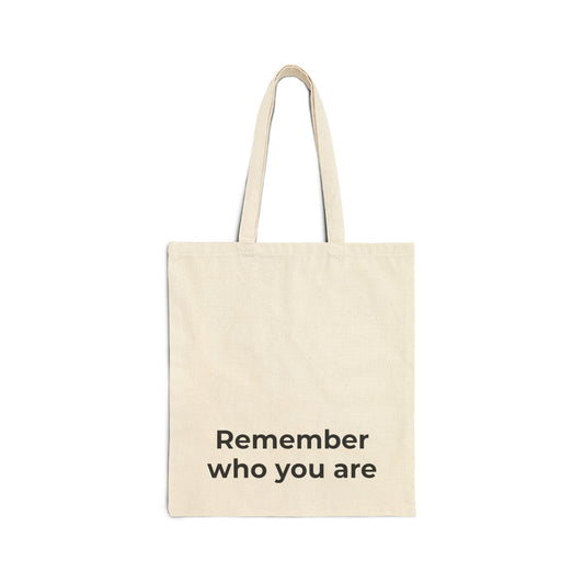 Remember Cotton Tote Bag