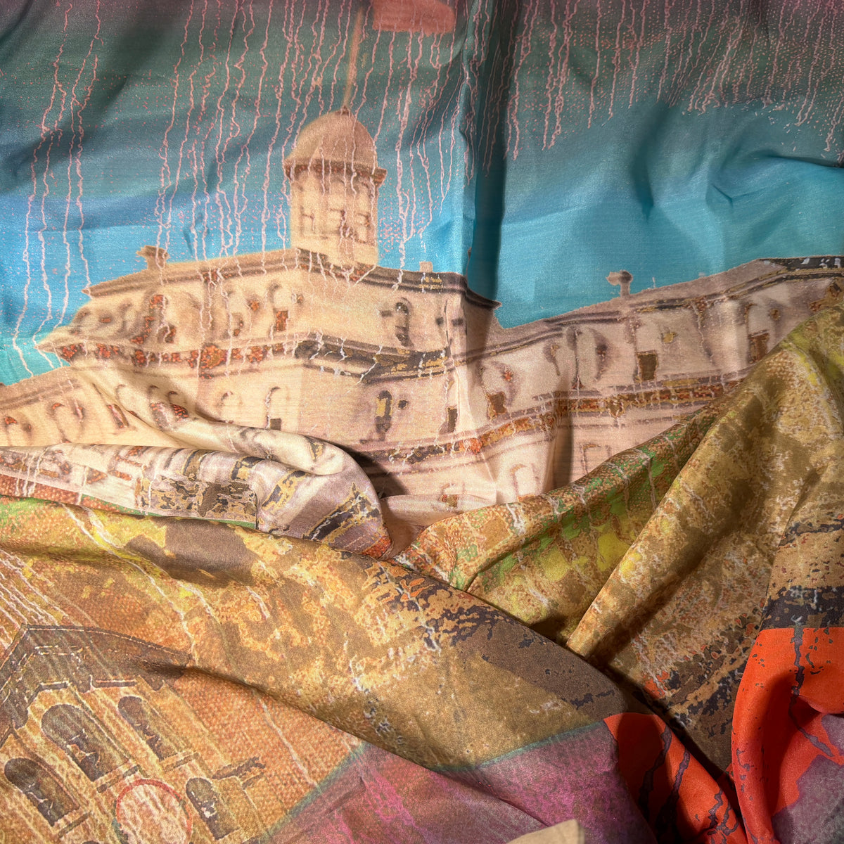 Hung Liu Signature Silk Scarf — Limited Edition