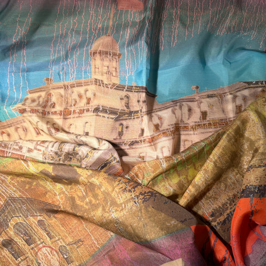 Hung Liu Signature Silk Scarf — Limited Edition